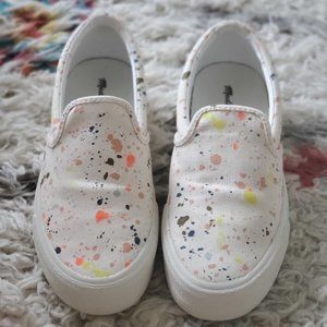 Madewell | Splatter Paint Slip-On Sneakers 7.5